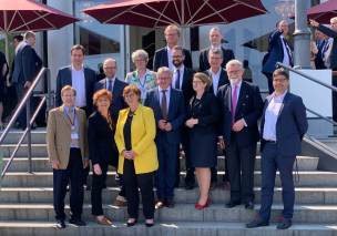 Gruppenfoto der Justizministerinnen und Justizminister der Länder