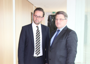 v.l.: Sachsens Justizminister Gemkow, Bayerns Justizminister Bausback v.l.: Sachsens Justizminister Gemkow, Bayerns Justizminister Bausback