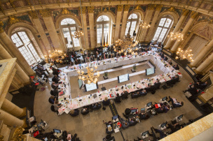 Plenum im Marmorsaal des Neuen Schlosses © Justizministerium Baden-Württemberg