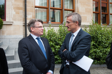 Bayerns Justizminister Bausback mit Félix Braz, Justizminister des Großherzogtums Luxemburg © fk/ph Bayerns Justizminister Bausback mit Félix Braz, Justizminister des Großherzogtums Luxemburg © fk/ph
