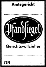Pfandsiegel Pfandsiegel