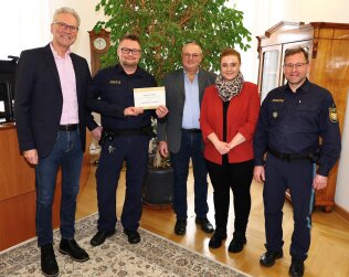 Übergabe Weihnachtsspende des LG Bayreuth i.H.v. 700 Euro an den Weißen Ring Bayreuth e.V. am 28. Januar 2026