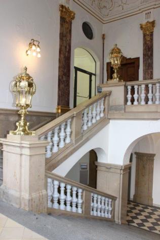 Haupttreppenaufgang im Justizpalast