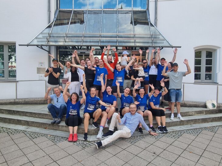 Team der Justiz beim Memminger Altstadtlauf