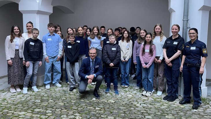 Gruppenfote Boy's und Girls' Day 2026 am Landgericht Memmingen