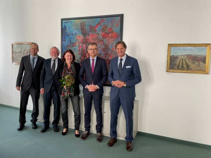 Justizmedaille Handelsrichterin Gabriele Neun Justizmedaille Handelsrichterin Gabriele Neun