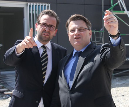 v.l.: Sachsens Justizminister Gemkow, Bayerns Justizminister Bausback v.l.: Sachsens Justizminister Gemkow, Bayerns Justizminister Bausback