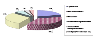 Diagramm Beschäftigungsarten